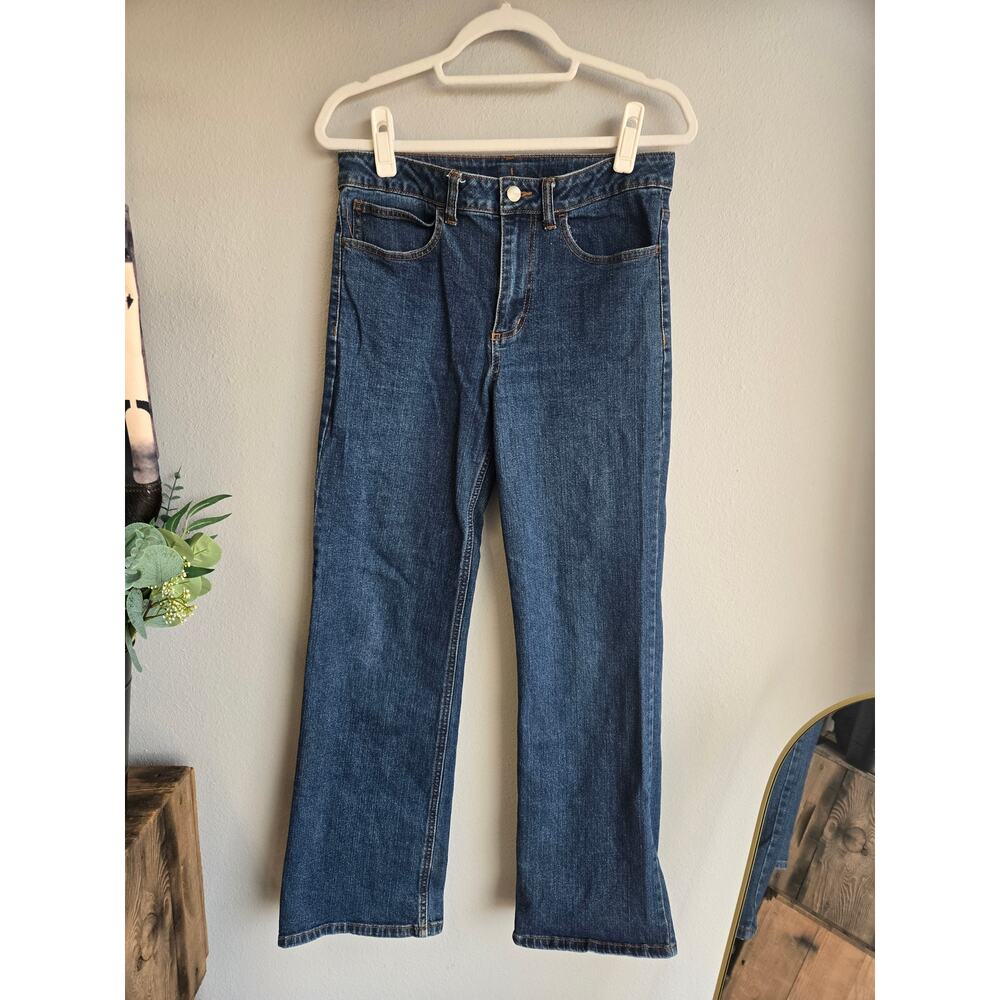 Carhartt Girls Youth Size 16 Dark Wash Straight Leg Adjustable Waist Jeans
